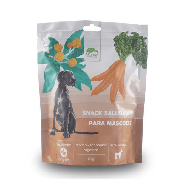 All Green Snack Saludable Matico Zanahoria 100 Gr