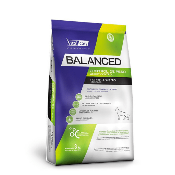 Vitalcan Balanced Adulto Control de Peso 20 Kilos