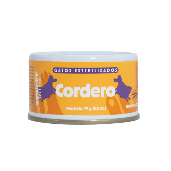 SuniSelecto Lata Esterilizados Cordero 79 gr