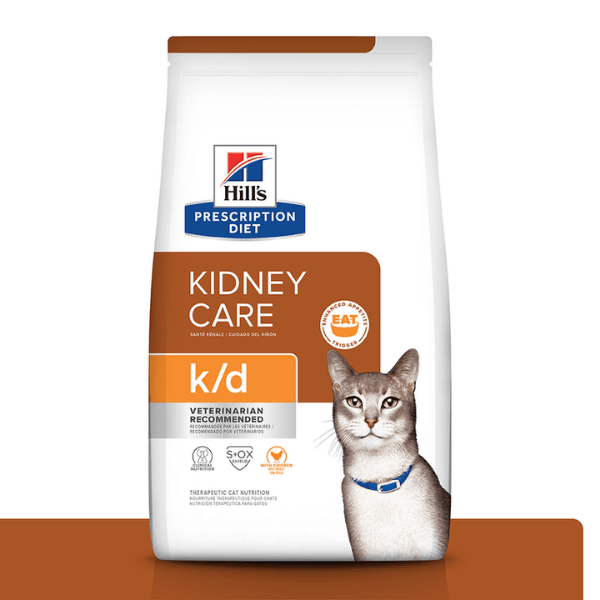 Hills Gato Prescription Diet Bienestar Renal K/D Pollo 1,81 Kilos