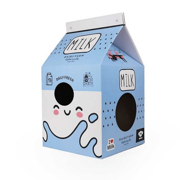 Rascador Casa de Leche para gatos Celeste BRNX