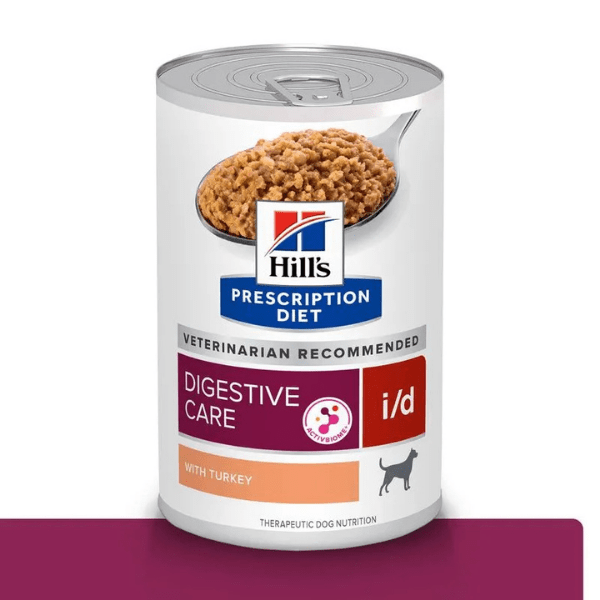 Hill’s Prescription Diet i/d Digestive Care Turkey Flavor (13 oz lata)