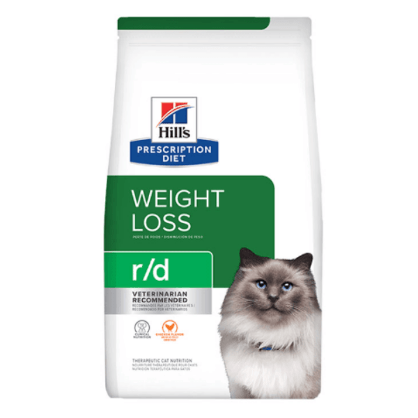 Hill’s Prescription Diet r/d Weight Chicken Flavor Dry Cat Food 3,85 Kilos
